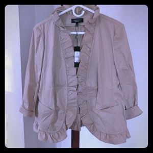 Ruffled Blazer Jacket